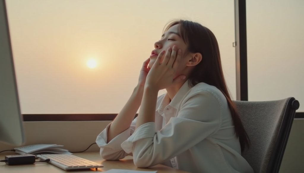 夕方の眠気を吹き飛ばす呼吸法